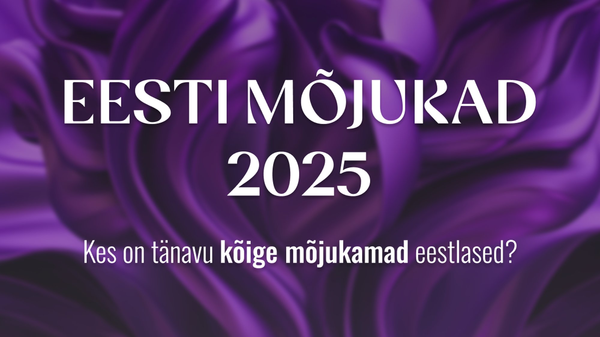 JUHTKIRI | Mõjukad valisid tänavu ise mõjukaid