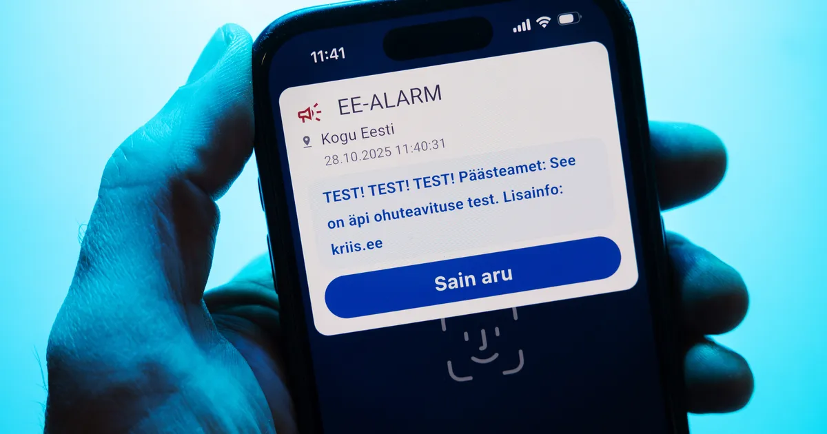 Päästeamet testib detsembris taas ohuteavituse süsteemi
