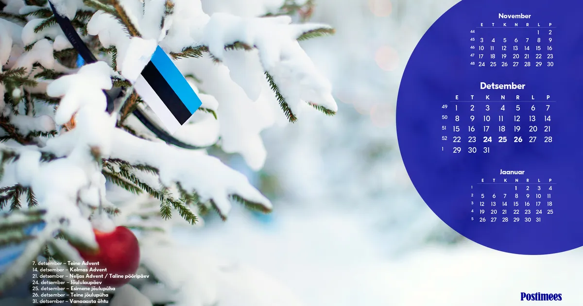 Detsembri kalender 2025