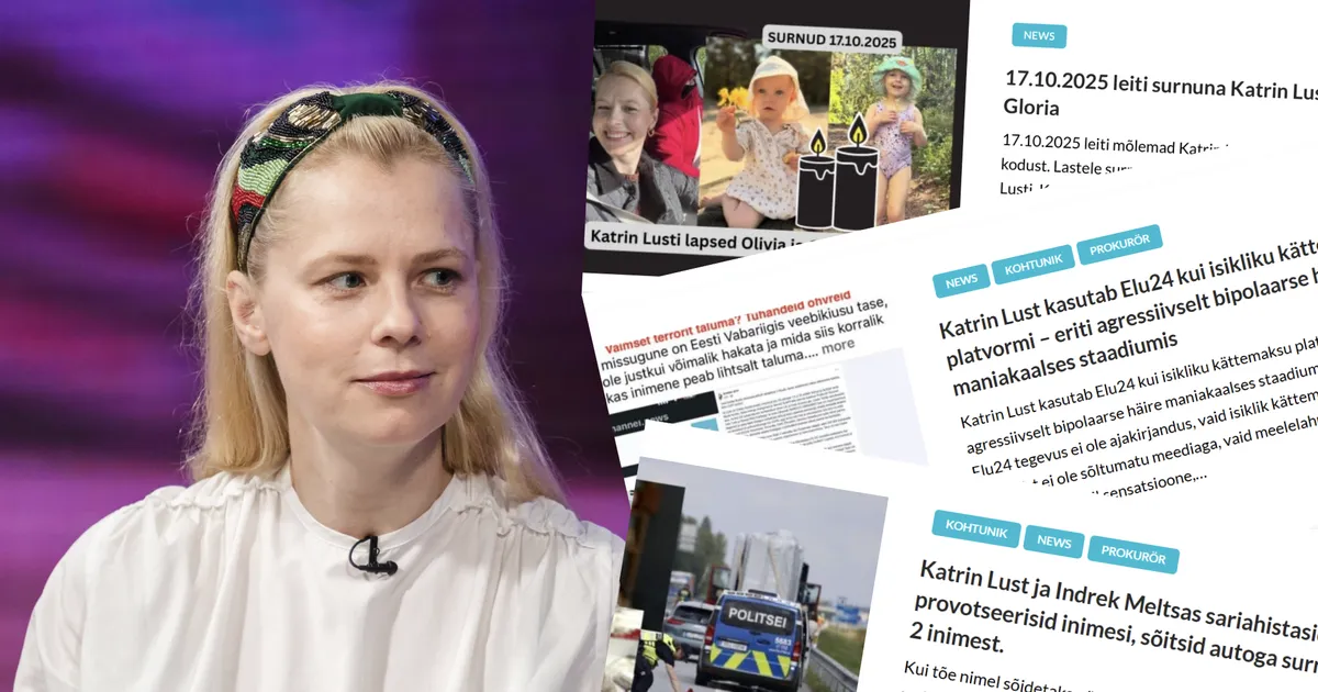 DIGIPÕRGU ⟩ Katrin Lusti kohta avaldati uus šokeeriv valeuudis autoga surnuks sõitmisest! Politsei: kannatanul on võimalus pöörduda tsiviilkohtusse