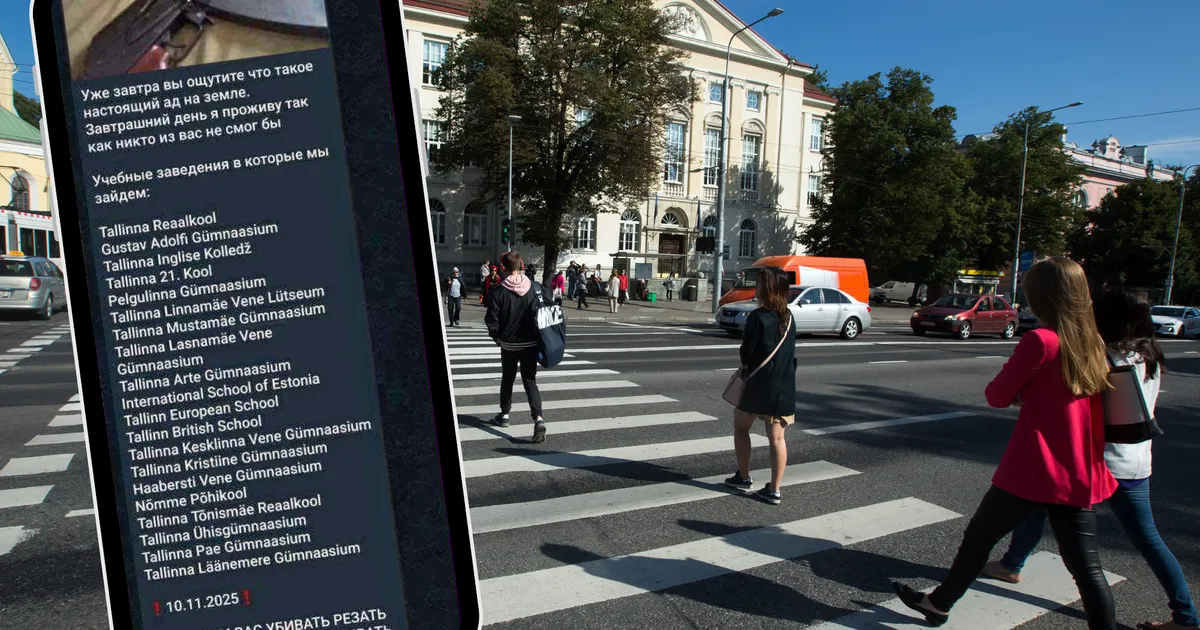 «TAPAME KÕIK!» ⟩ Tallinna koolidele suunatud ähvarduskiri läks laste seas kulutulena liikvele. Politsei: reaalne ohutase ei ole tõusnud