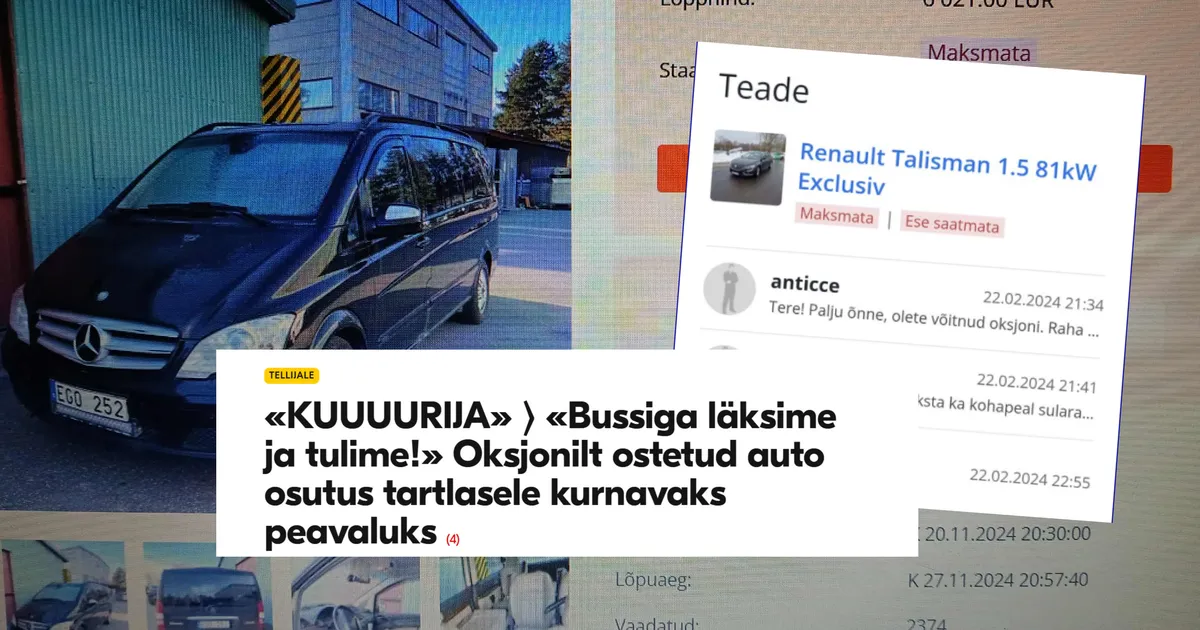 Pärast «Kuuuurija»​ saadet tuli lagedale mitmeid pettunud autoostjaid: «Ei ole siiani saanud sellega sõita ühte meetrit ka mitte!»