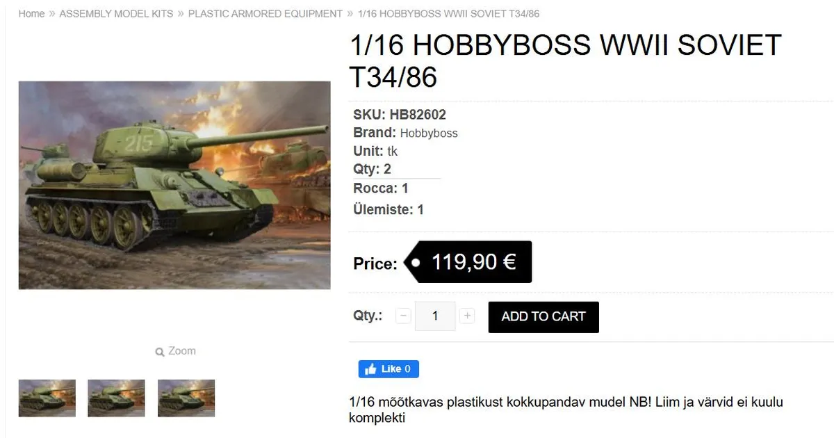 Veebipoes müüdav toode tekitab kliendis küsimusi. Kauplus: meie eesmärk on pakkuda võimalust tegeleda rahuliku hobiga