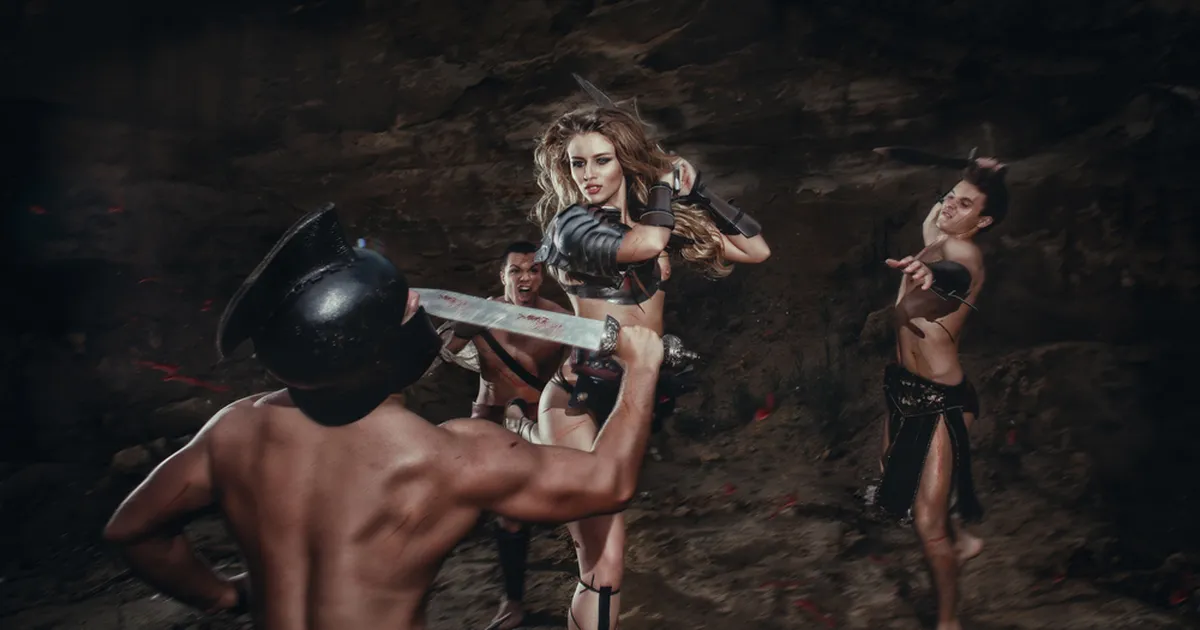 Õõvastav põhjus, miks naisgladiaatorid palja rinnaga viimse veretilgani võitlesid
