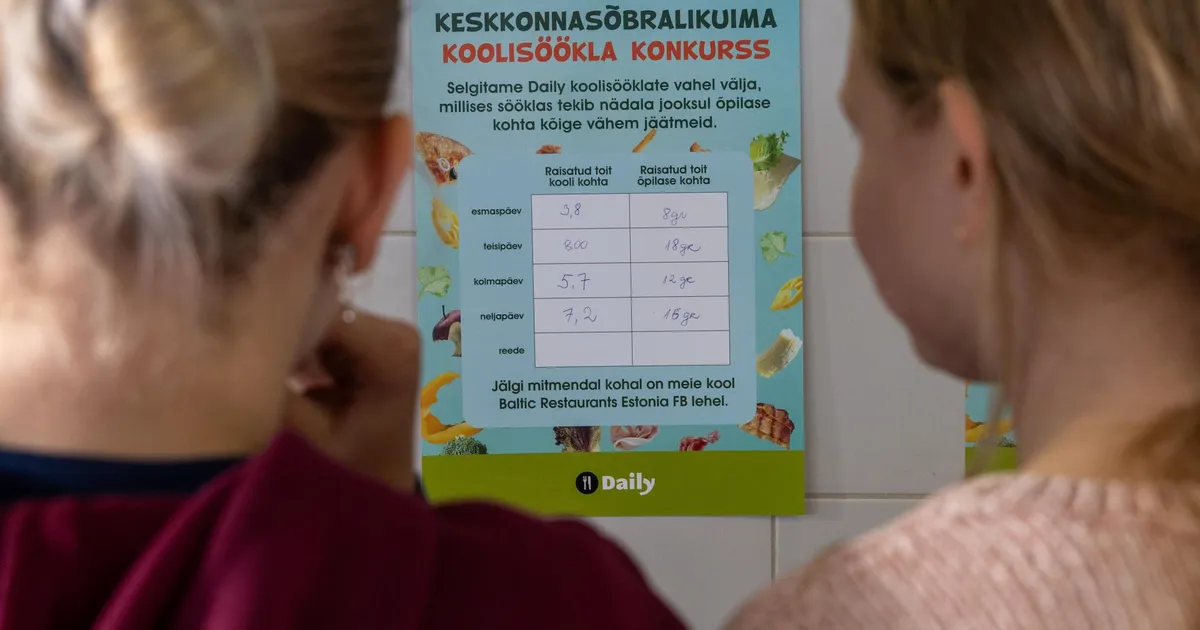 Grammide tagaajamine: Viljandi lapsed on keskmisest tublimad koolitoidu sööjad