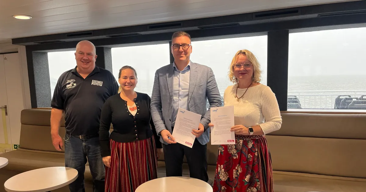 LOE TÄISMAHUS ⟩ Kihnu võimulepe allkirjastati Virve pardal