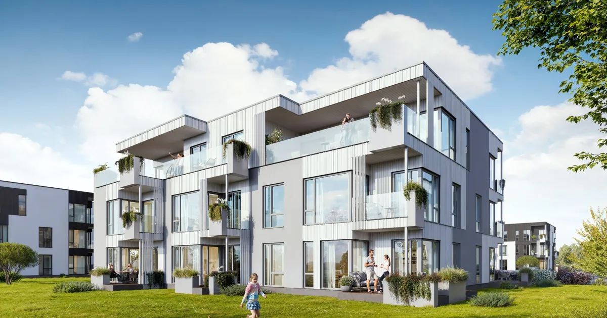 MODERNE MINIMALISM ⟩ Tartu külje alla kerkib kõigi mugavustega elukvartal