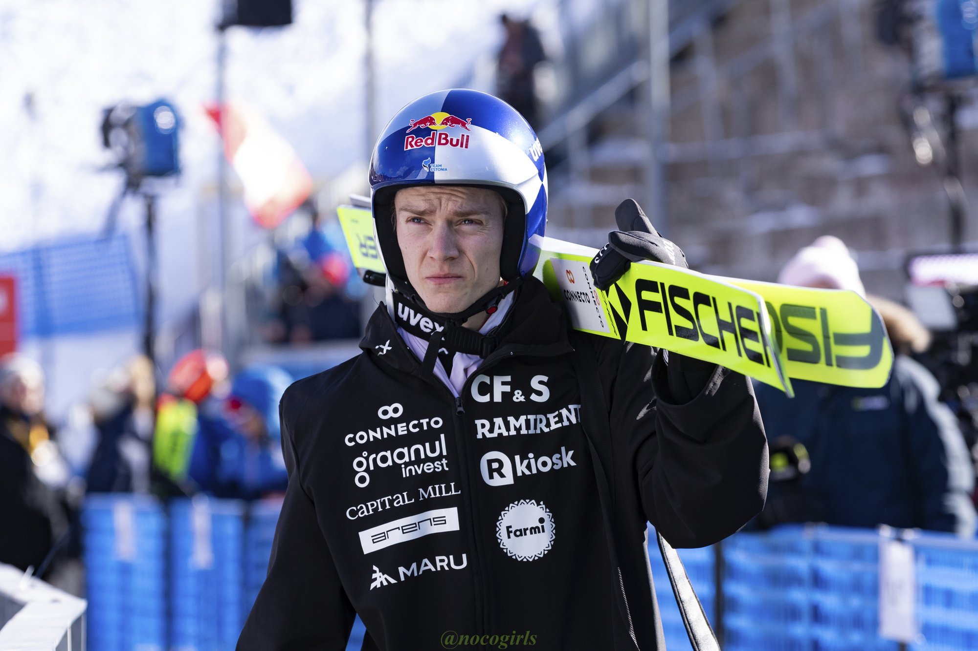 Kristjan Ilves näitas head suusavormi, aga tuule tõttu hüpata ei saanud