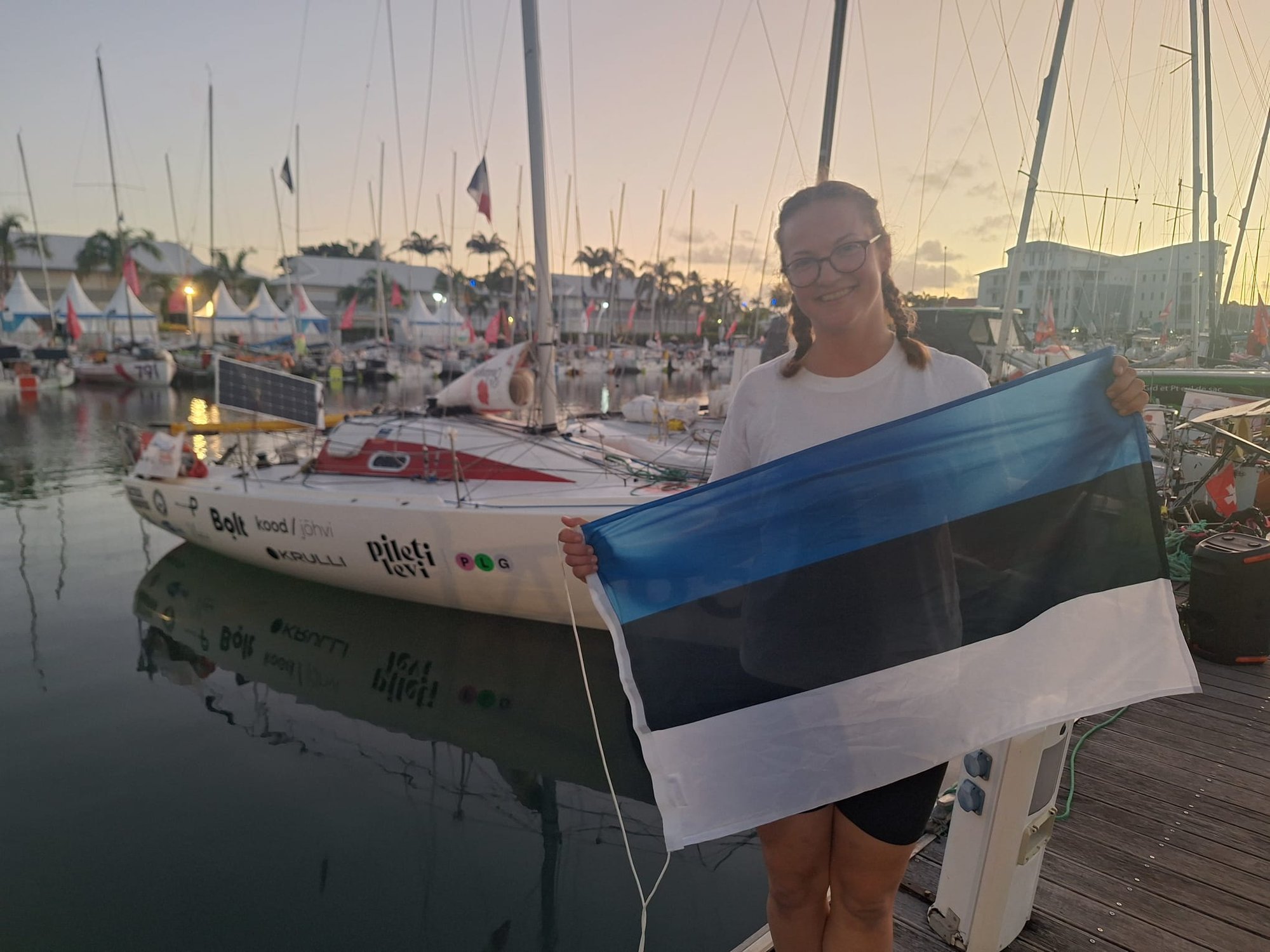 Anna-Liisa Taltsist sai esimene eestlanna, kes purjetas üksi üle Atlandi ookeani