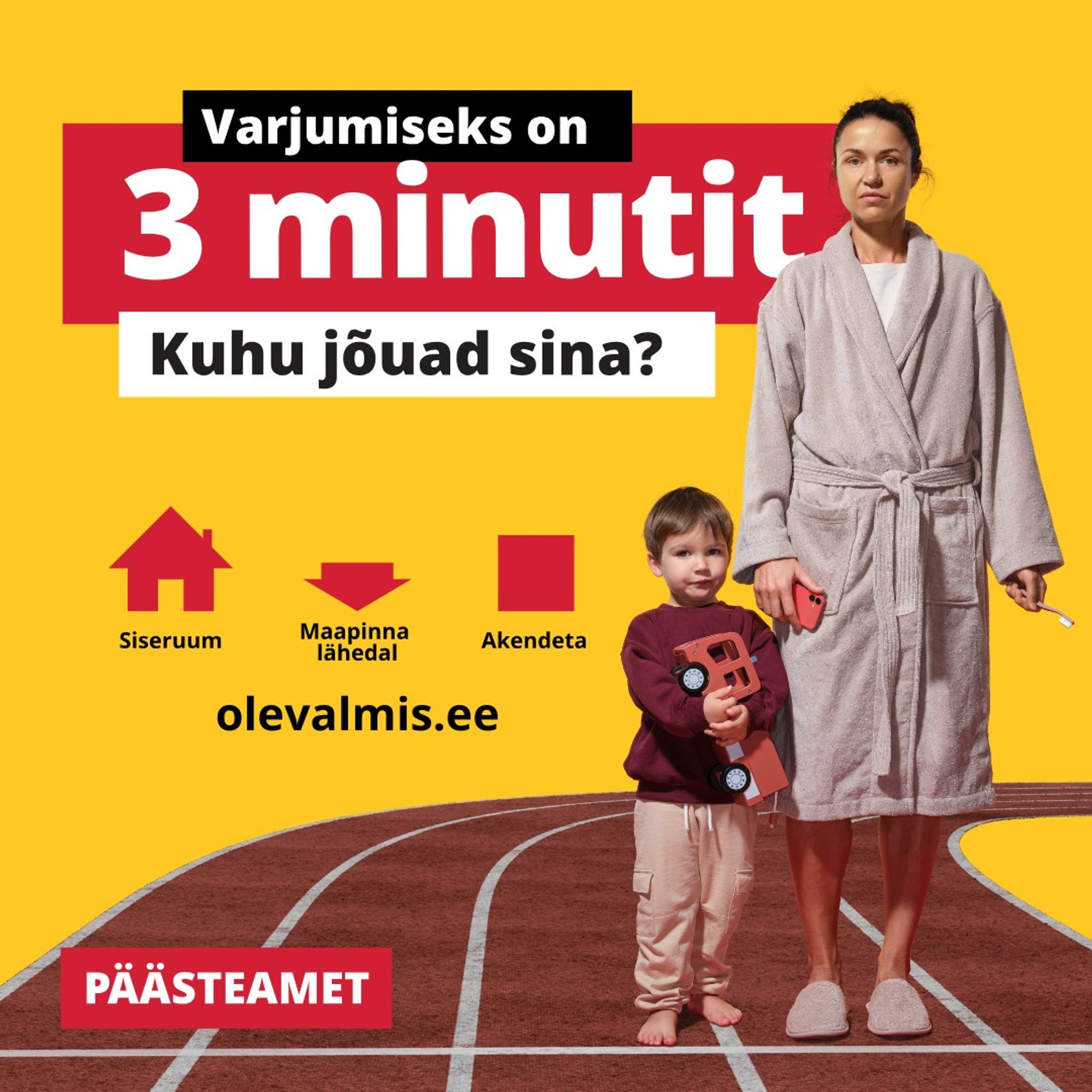 Kui varjumiseks on 3 minutit... „Pigem palvetan, las noored jooksevad“