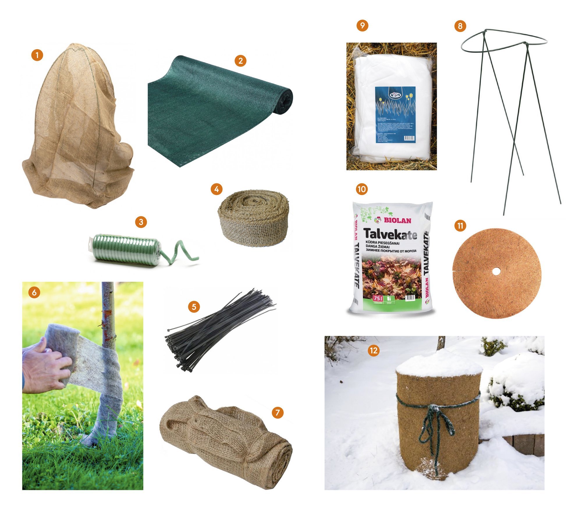 Talvised taimekatted varu varakult valmis, siis on need enne külma käepärast