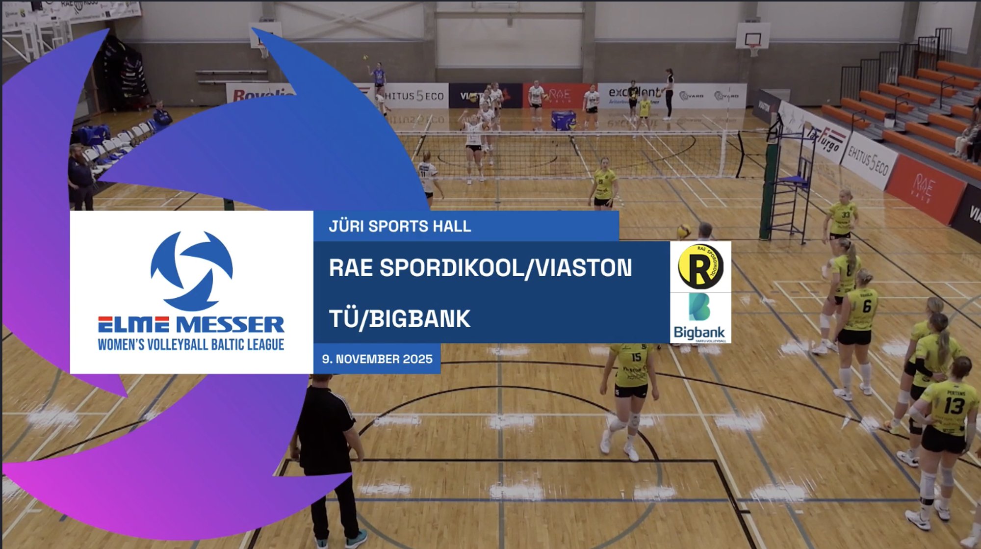 TÄISPIKKUSES | Vaata uuesti Rae Spordikool/VIASTON - TÜ/Bigbank kohtumist!