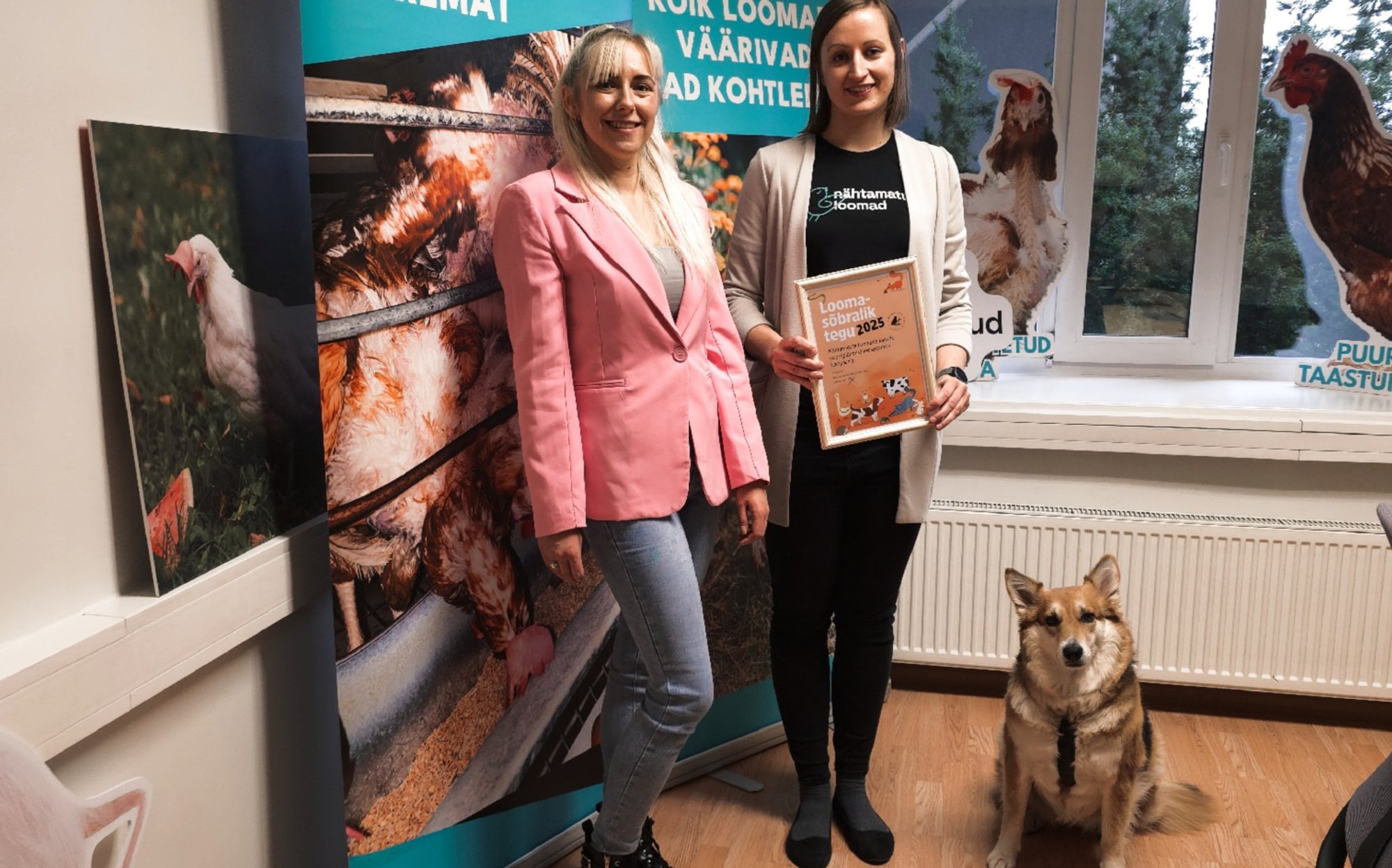 Aasta kõige loomasõbralikuma teo tiitli pälvis kanade puurispidamise keelustamise kampaania