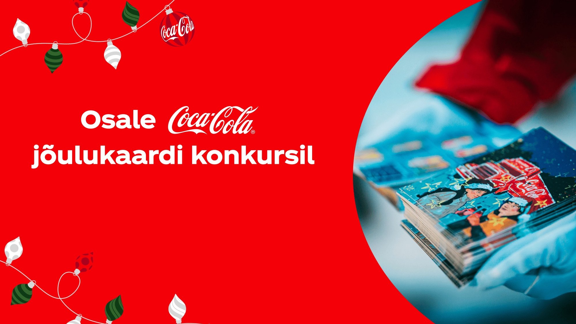 Mõnikord algab suurim jõulumaagia väikese pintslitõmbega! Osale Coca-Cola jõulukaardi konkursil!