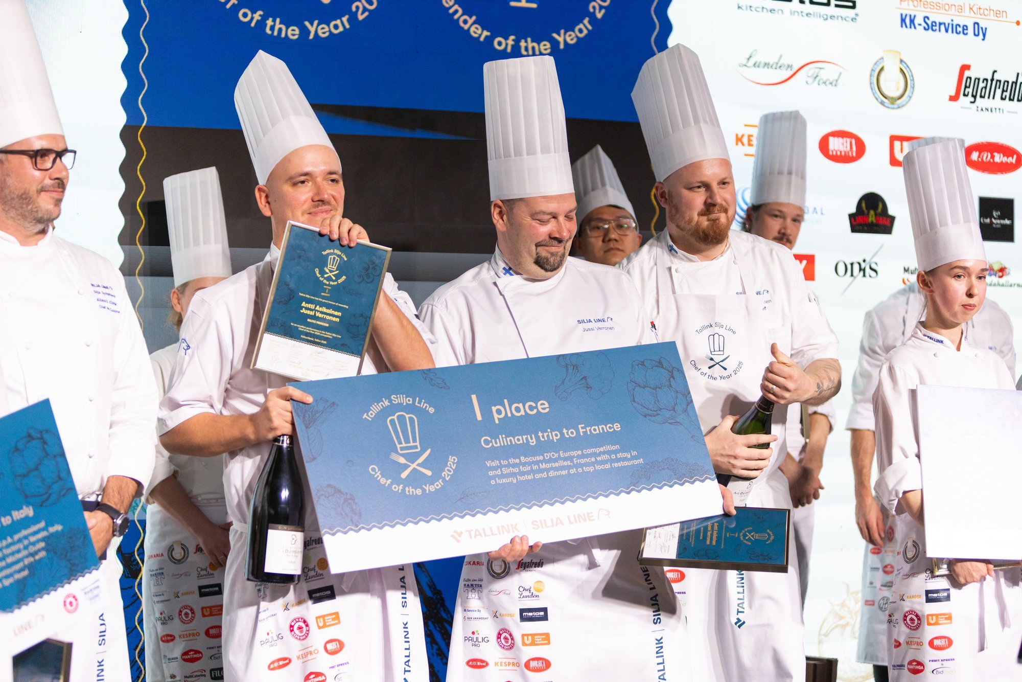 Tallink Silja Line 2025. aasta parimad kokad töötavad Baltic Princessil ning parim baarmen Tallink City Hotellis