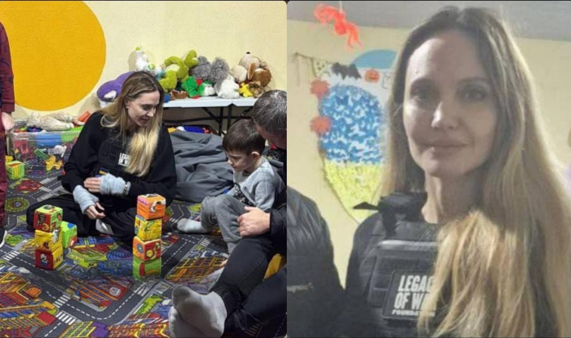 Angelina Jolie tegi ootamatu visiidi Hersonisse: ta saabus Ukrainasse jalgsi ja ette hoiatamata