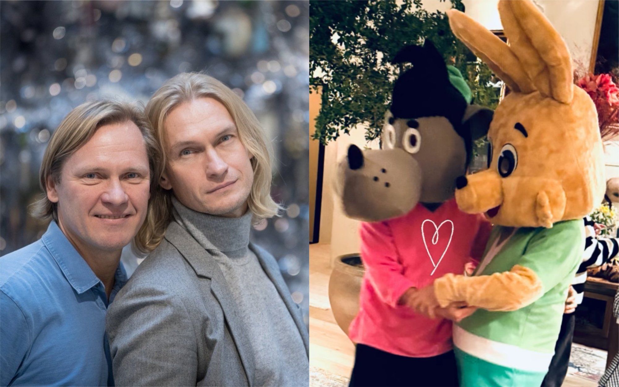 FOTO | Mart Haber ja Taivo Piller kehastusid oma kaksikute sünnipäeval multika „Oota sa!“ tegelasteks