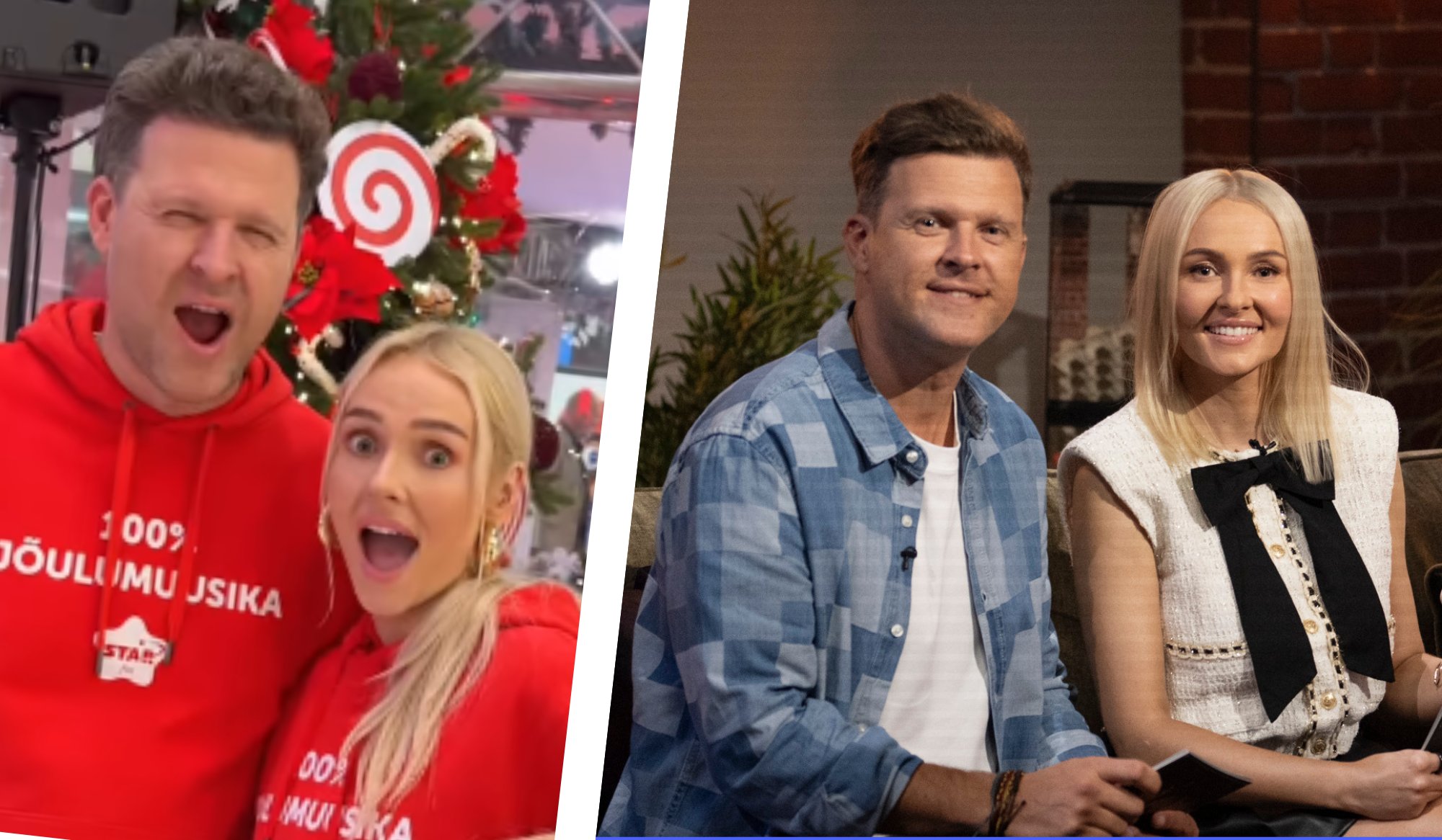 KLÕPS | Koos nii peol kui ka reklaamis! Grete Kuld ja Jürgen Pärnsalu reageerivad suhtekõlakatele läbi huumori