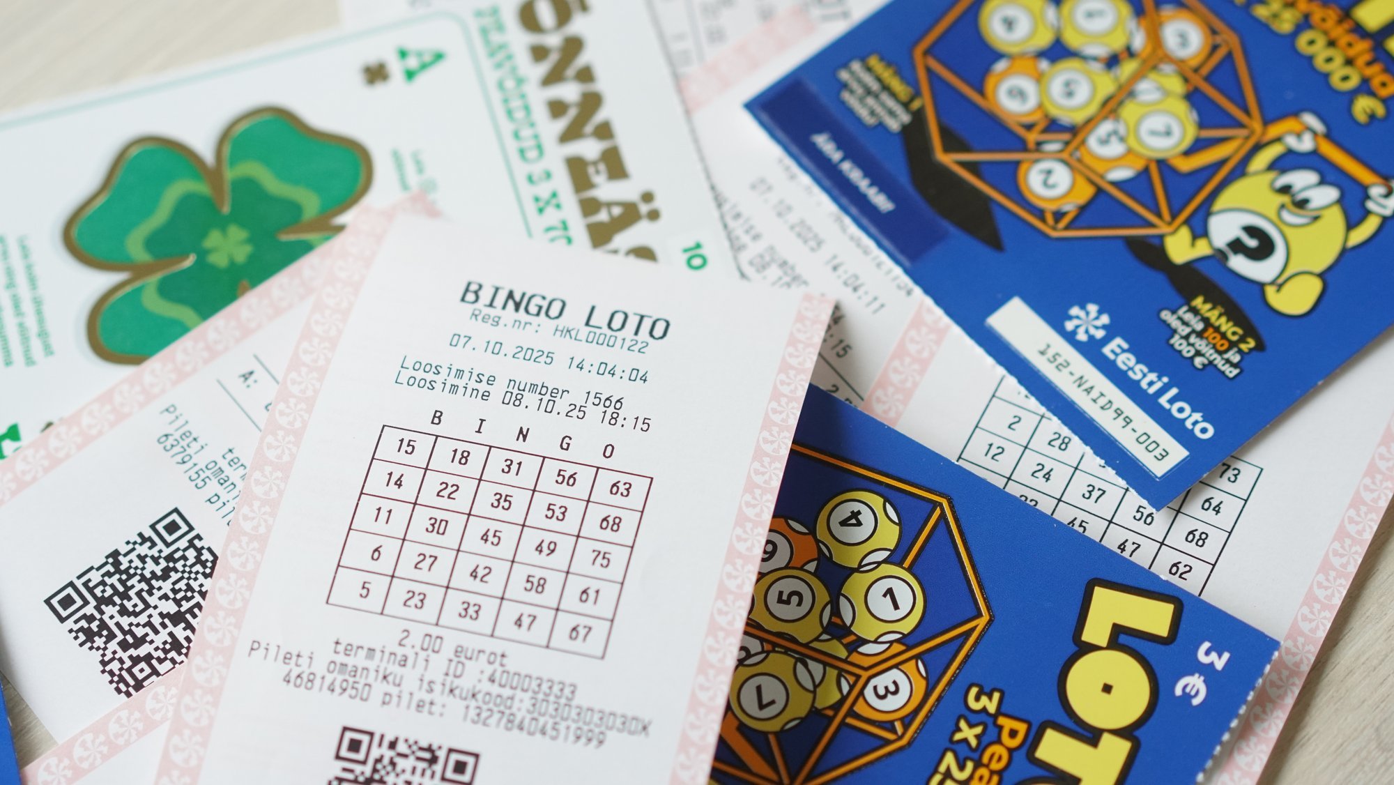 Riigikogu otsustas, et edaspidi võivad Eestis lotot mängida vaid täisealised