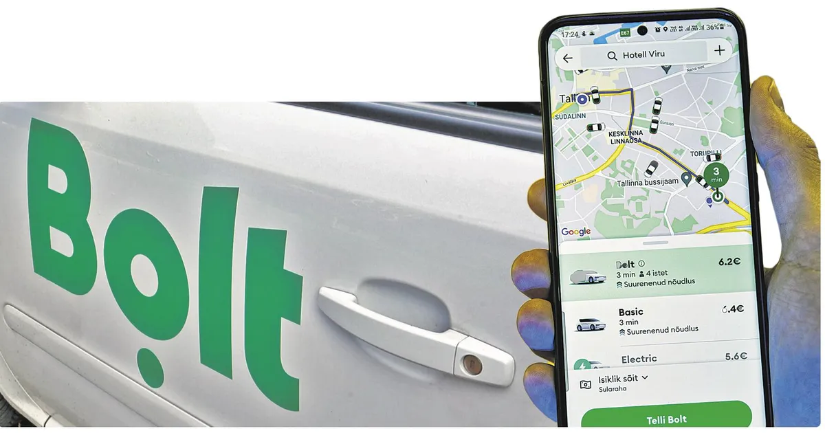 Bolt jõudis Tallinna lennujaama taksoalale