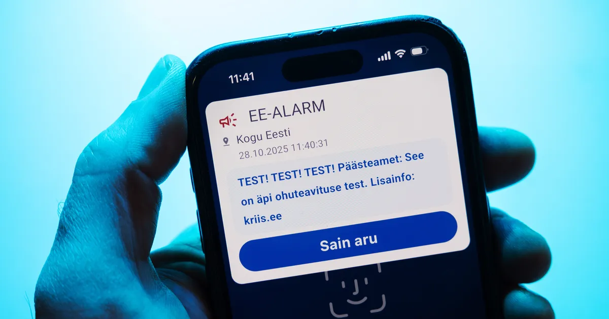 Päästeamet testib taas äppide ohuteavitust