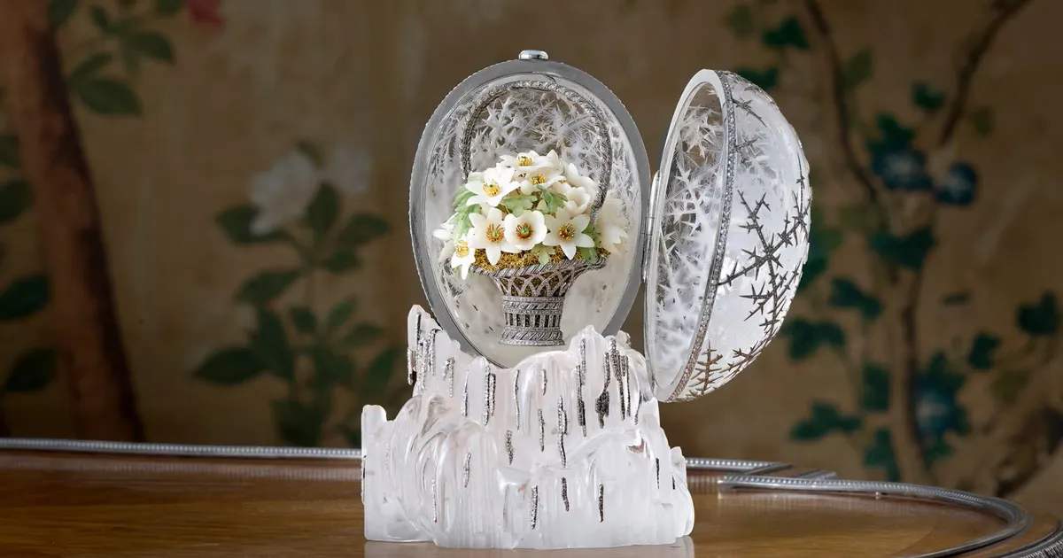 Haruldane Fabergé «Talvemuna» purustas oksjonil kõik rekordid