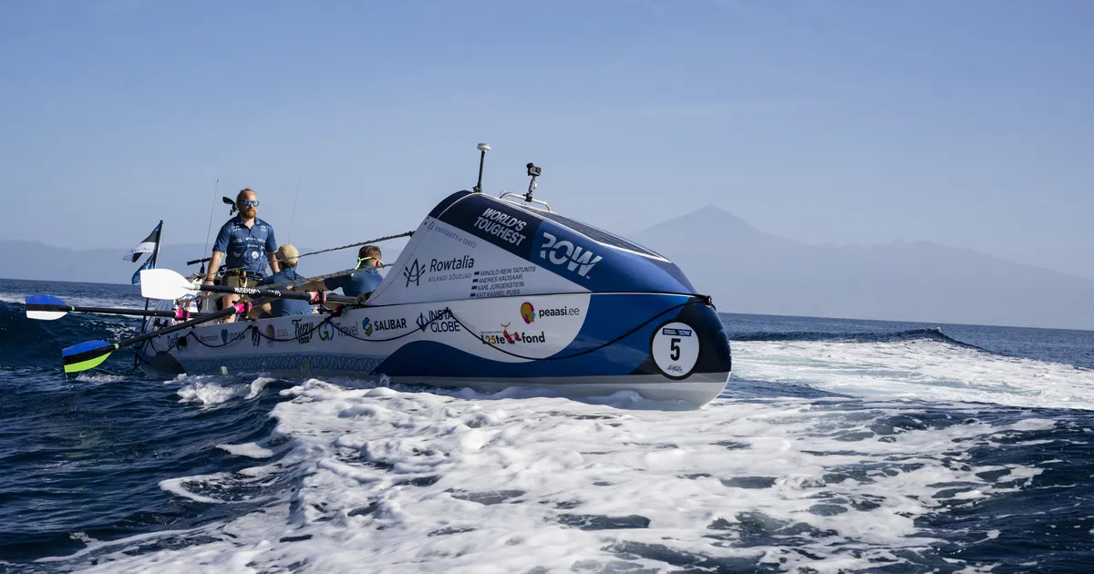 Rowtalia on viis päeva üle Atlandi sõudnud. Kuidas neil läheb?