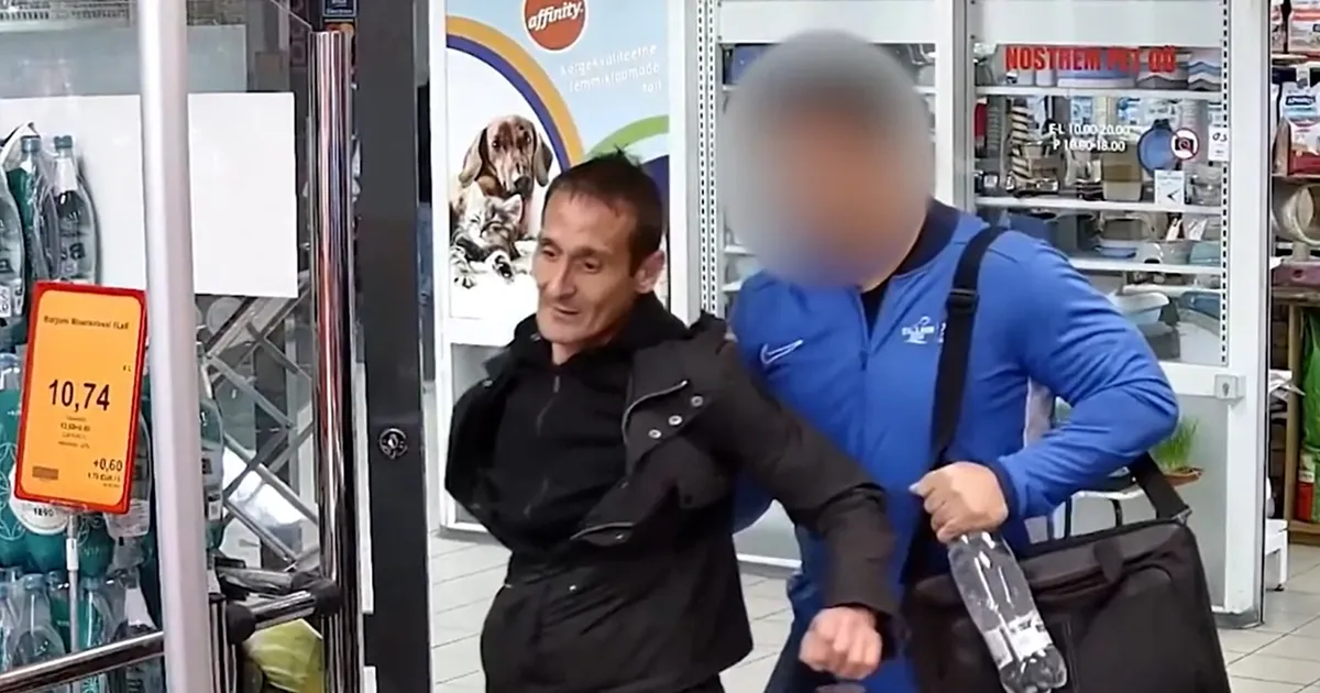 VIDEO ⟩ Suur tükk ajab suu lõhki: kallist konjakit himustanud sarivaras jäi teisele kliendile vahele