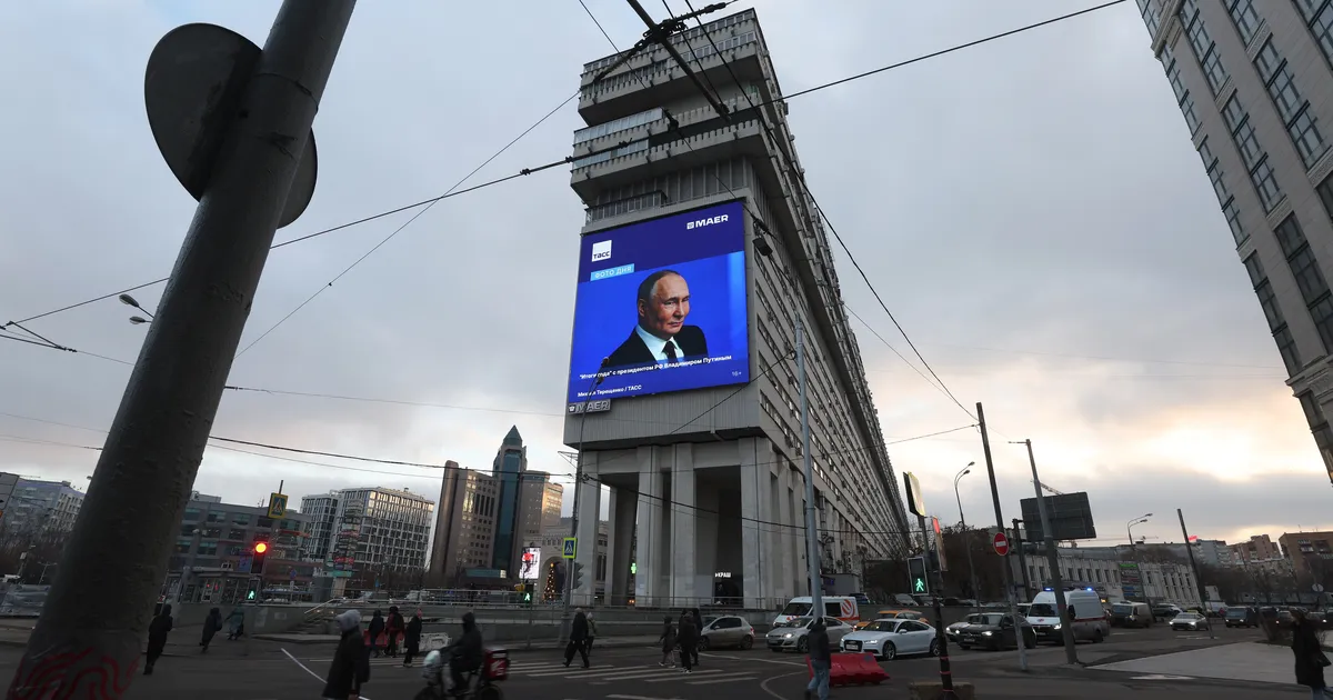 WSJ: Putin kutsus telemaratoni vaatajaid toetama Ukraina sõda