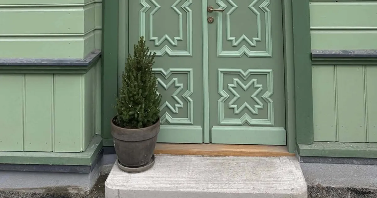 Jõulumüsteerium Kadriorus: ema varastas koos lapsega võõra maja eest betoonvaasiga jõulukuuse