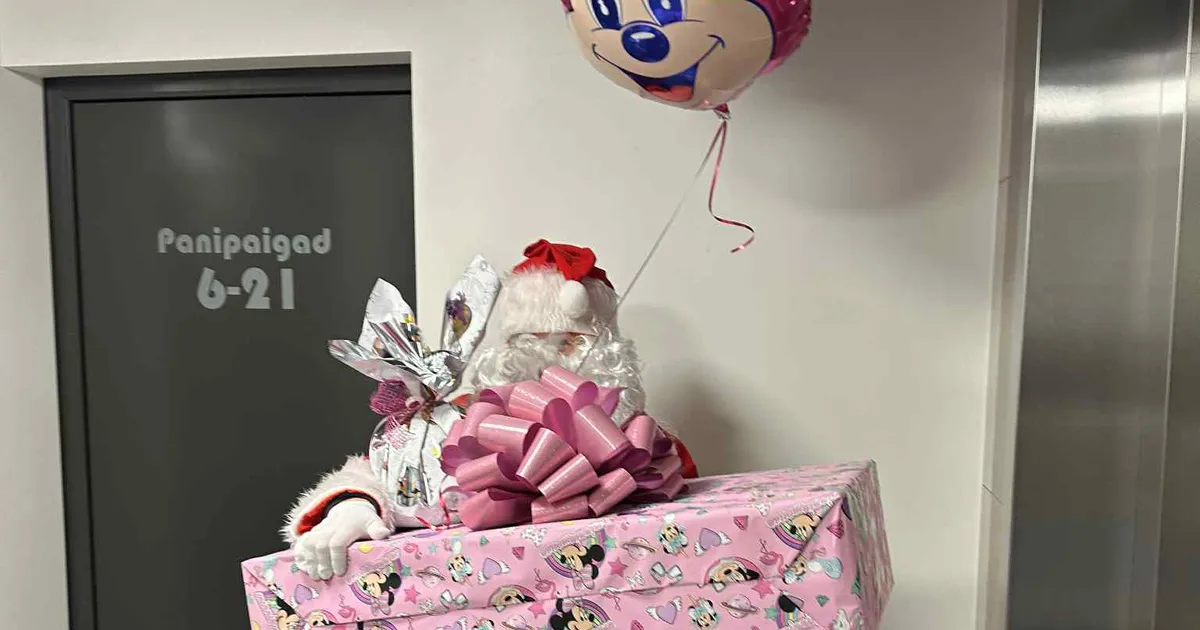 VIDEO ⟩ «Nalja sai väga palju!» Vaata, kuidas jõuluvana mänguväljakul lustis