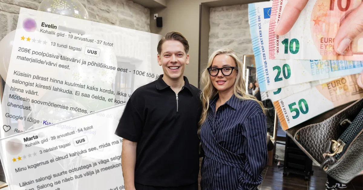 POOL TUHAT KLIENTI ⟩ Zevakin negatiivsetest kommentaaridest oma salongi kohta: üks halas hinna pärast, mida ta enne teadis