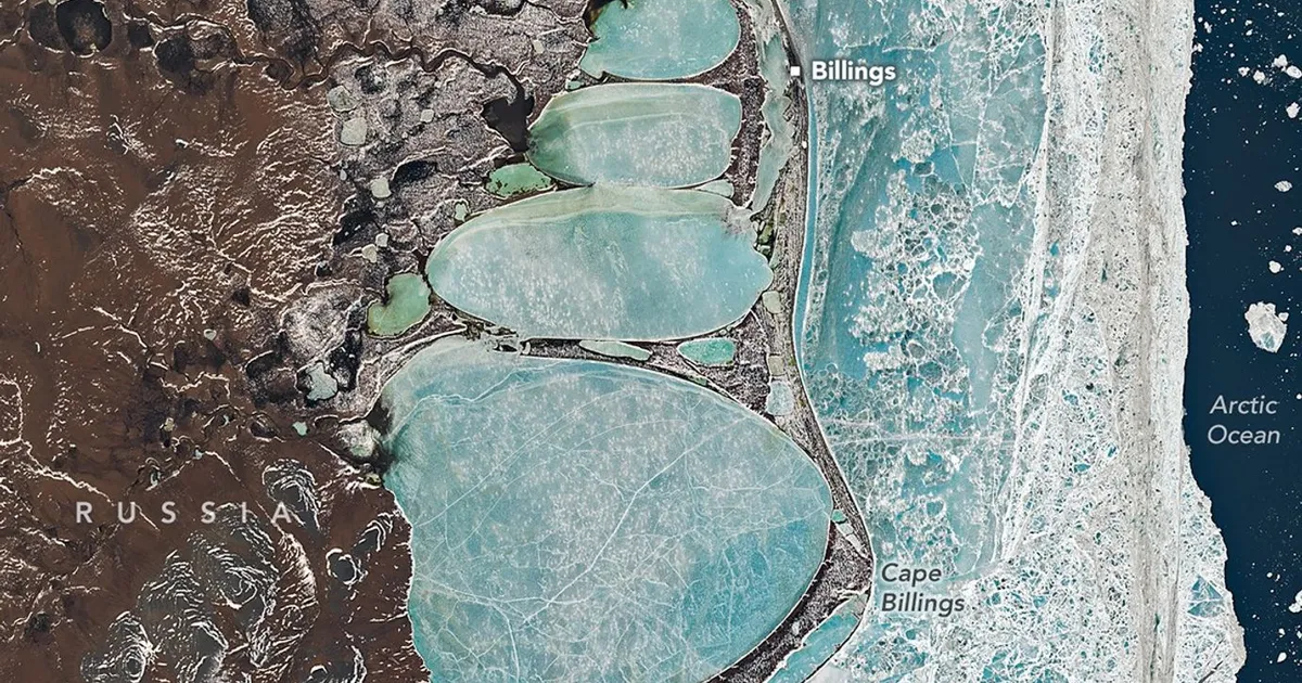 NASA foto: Siberisse on ilmunud hiiglaslik lumememm