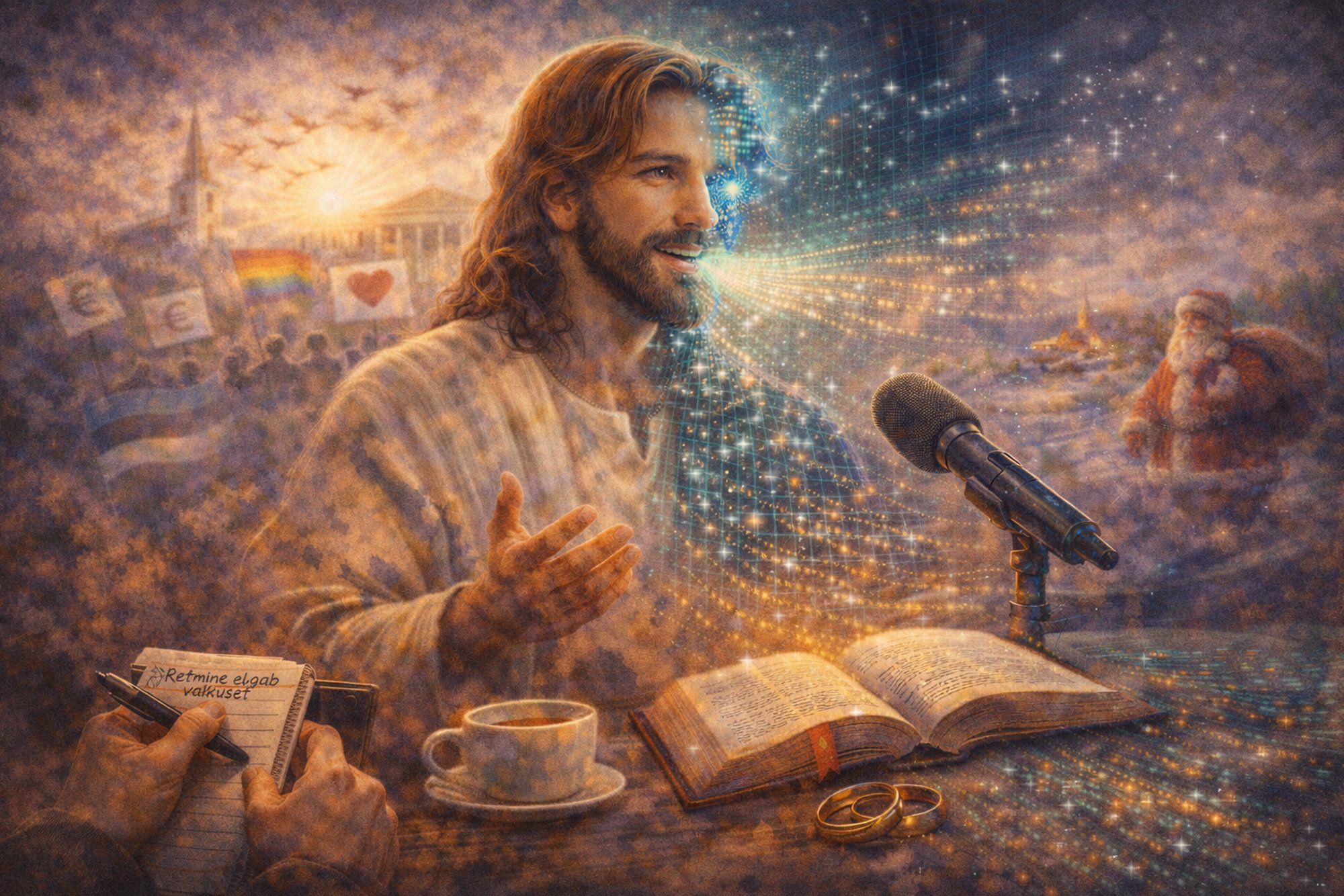 Rein Sikk intervjueeris Tehisaru-Jeesust. Mida arvavad sellest kirikutegelased?