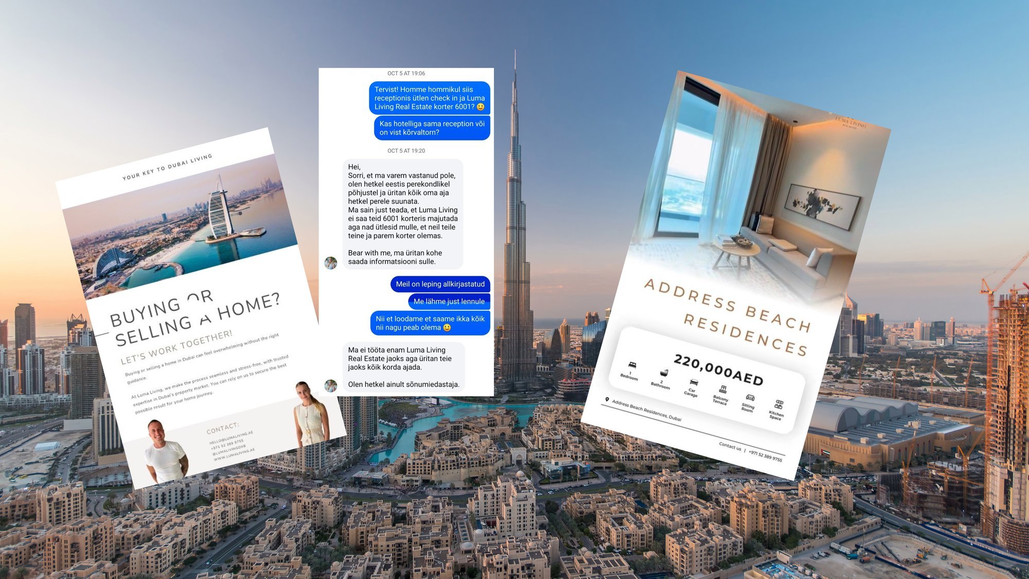 Briti armukelm Ühendemiraatides. Eestlanna vahendatud Dubai luksuskorter tekitas kaasmaalasele 8250-eurose kahju