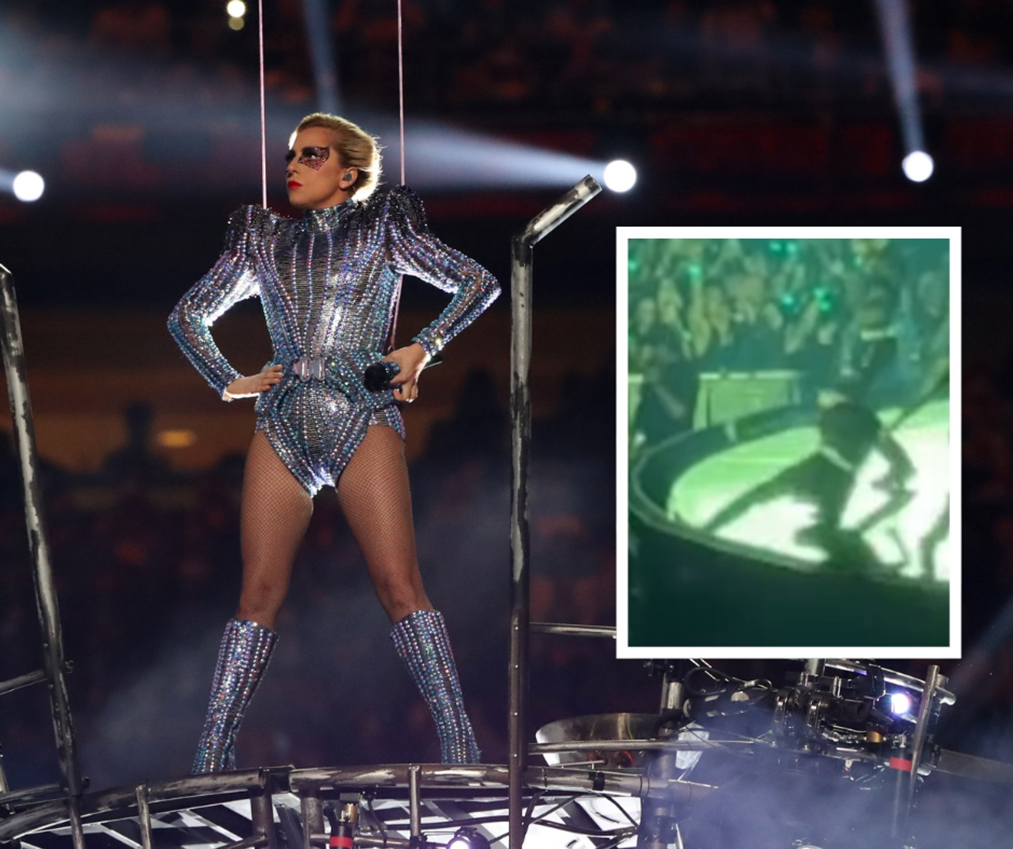 VIDEOD | Lady Gaga kontsert võttis ootamatu pöörde: üks tantsijatest libises õnnetul kombel lavalt maha