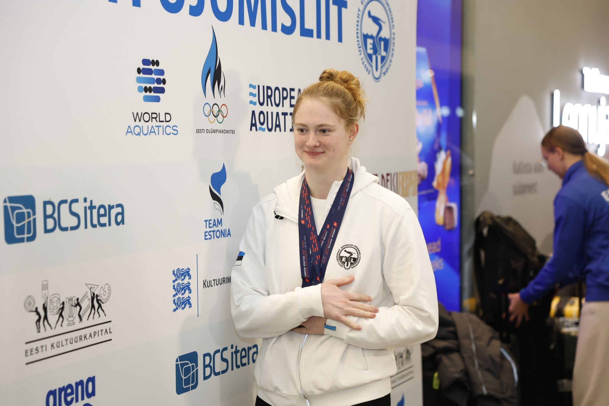 DELFI VIDEO | Kodumaale saabunud Eneli Jefimova: ema ja väikse õe silme all võitmine tegi selle nädala veelgi imelisemaks