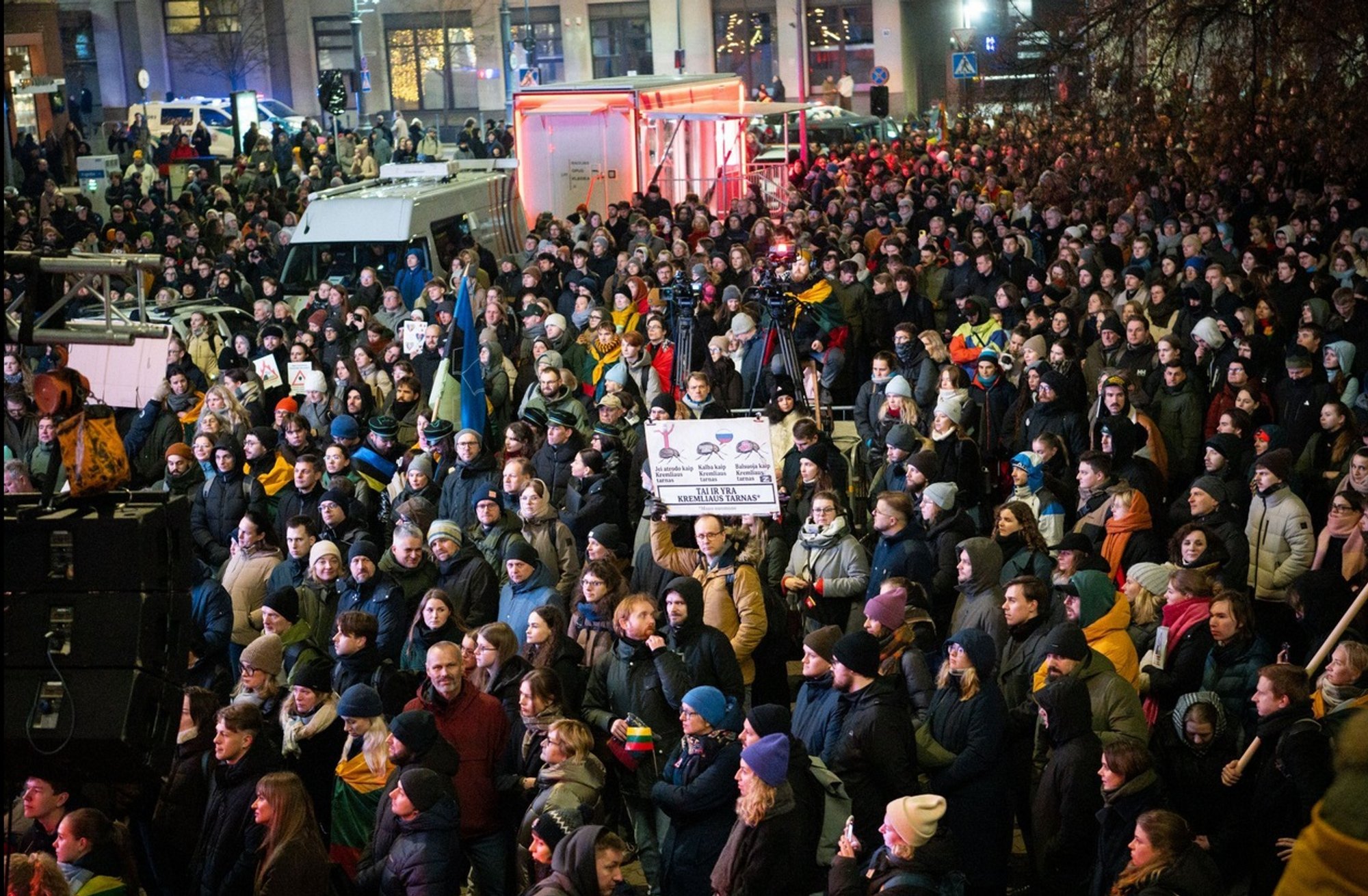 VIDEO | Leedus avaldati taas meelt rahvusringhäälingu seaduse muudatuste vastu