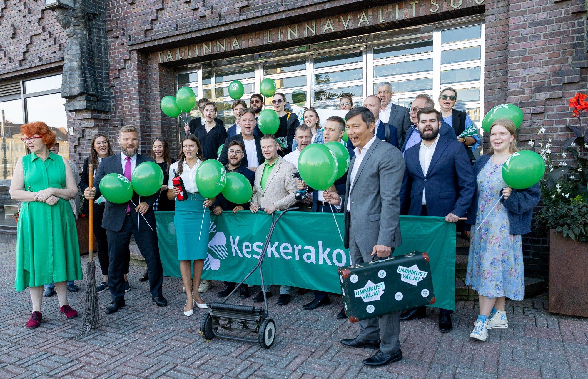 Keskerakonna Tallinna abilinnapea kandidaadid on Monika Haukanõmm, Tiit Terik, Andrei Kante ja Joel Jesse