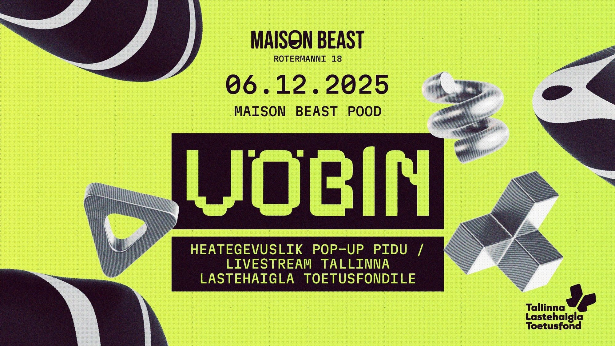 OTSEPILT | Tallinnas toimub muusikasündmus Vöbin, mille raames kogutakse annetusi üliharuldast haigust põdeva lapse raviks