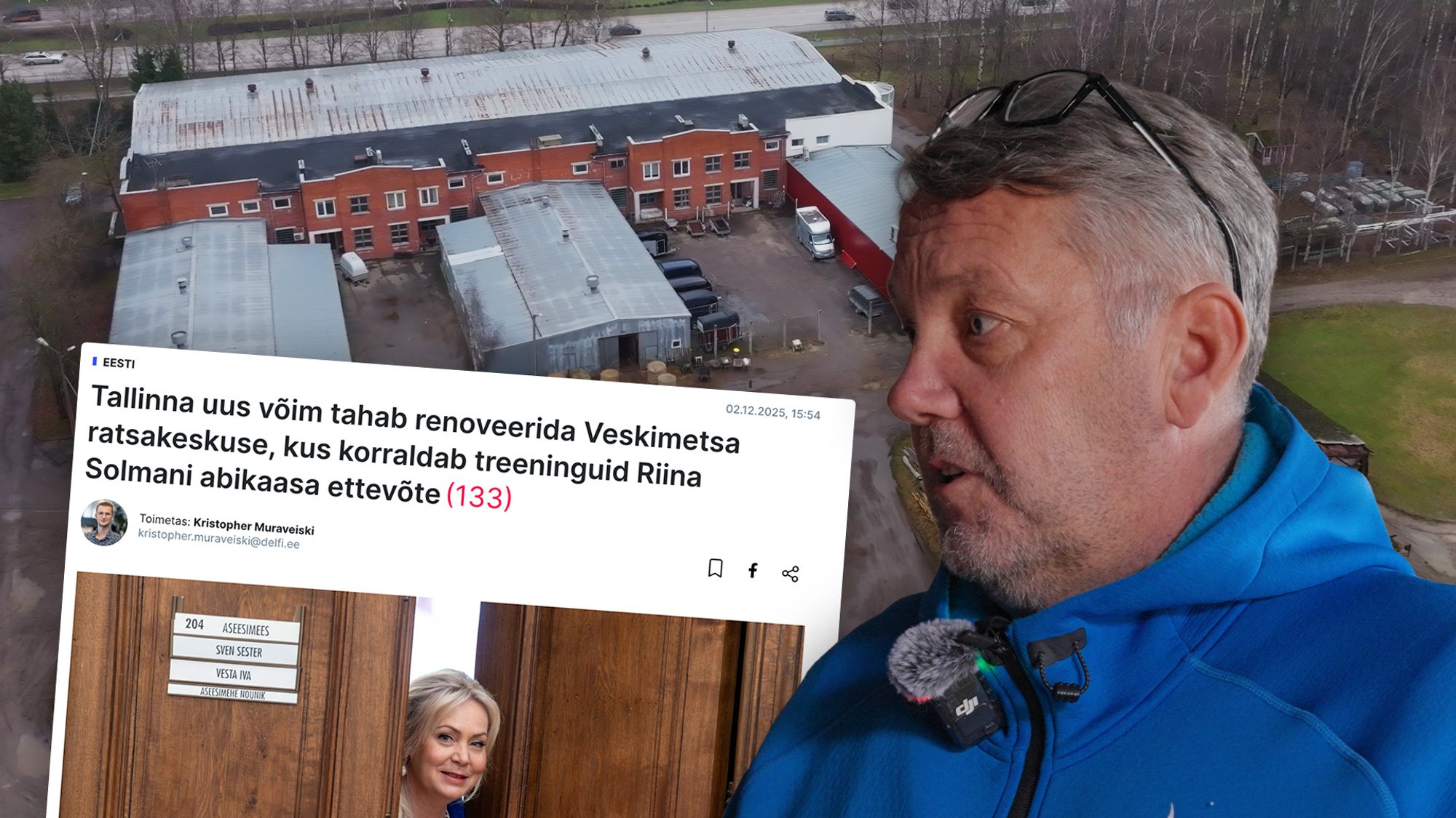 VIDEO | Peeter Solman koalitsioonileppesse jõudnud ratsakeskusest: 35 aastat pole siin remonti tehtud