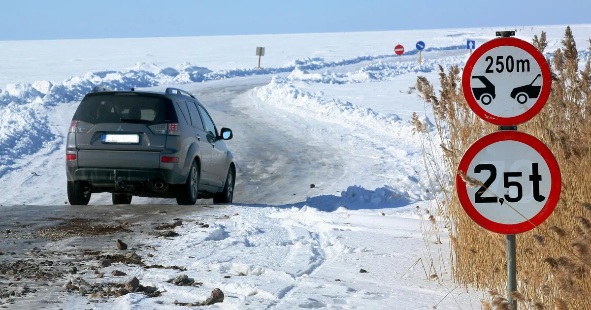 Külmast ilmast hoolimata ei rajata tänavu ametlikke jääteid