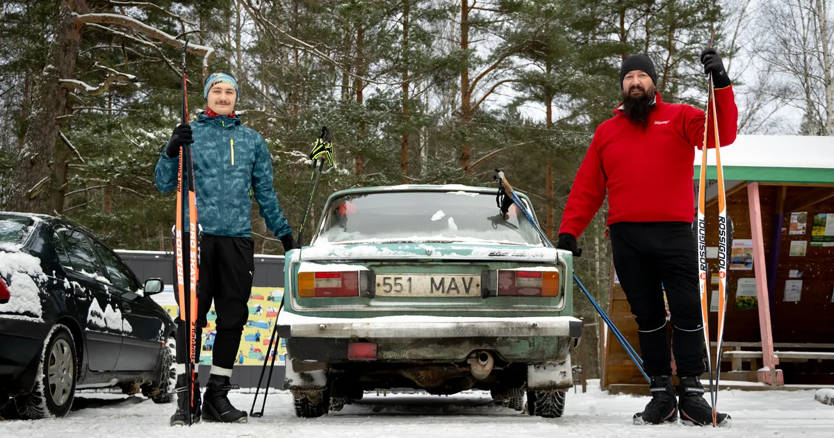 GALERII ⟩ Suusarada võtab Raekülas vaikselt ilmet, sportijad liuglevad juba lumel