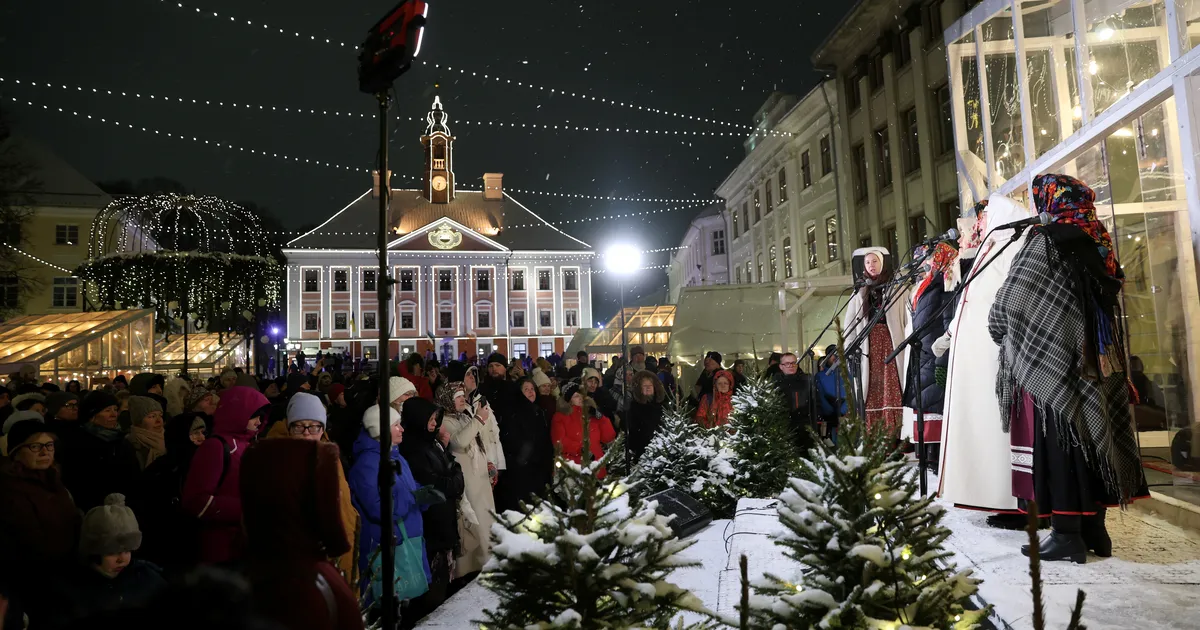 GALERII ⟩ Setod tähistasid raeplatsil oma peagi saabuvaid jõule ehk talsipühi