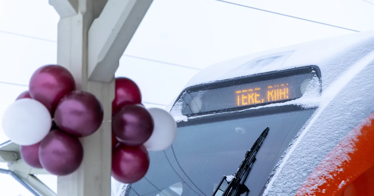 Nutune tulusus ja hõre graafik: Elron avas Tartu-Riia otseliini