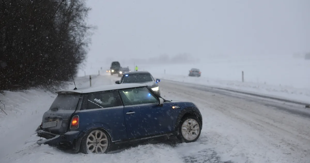 PILDID ⟩ Harjumaale jõudnud tuisk tõi kaasa liiklusõnnetusi
