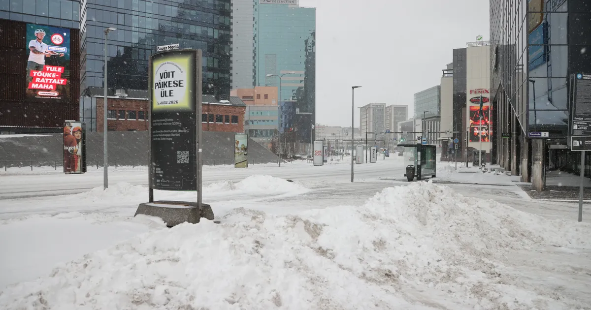 Uus linnavõim sai esimese lumeuputusega hakkama