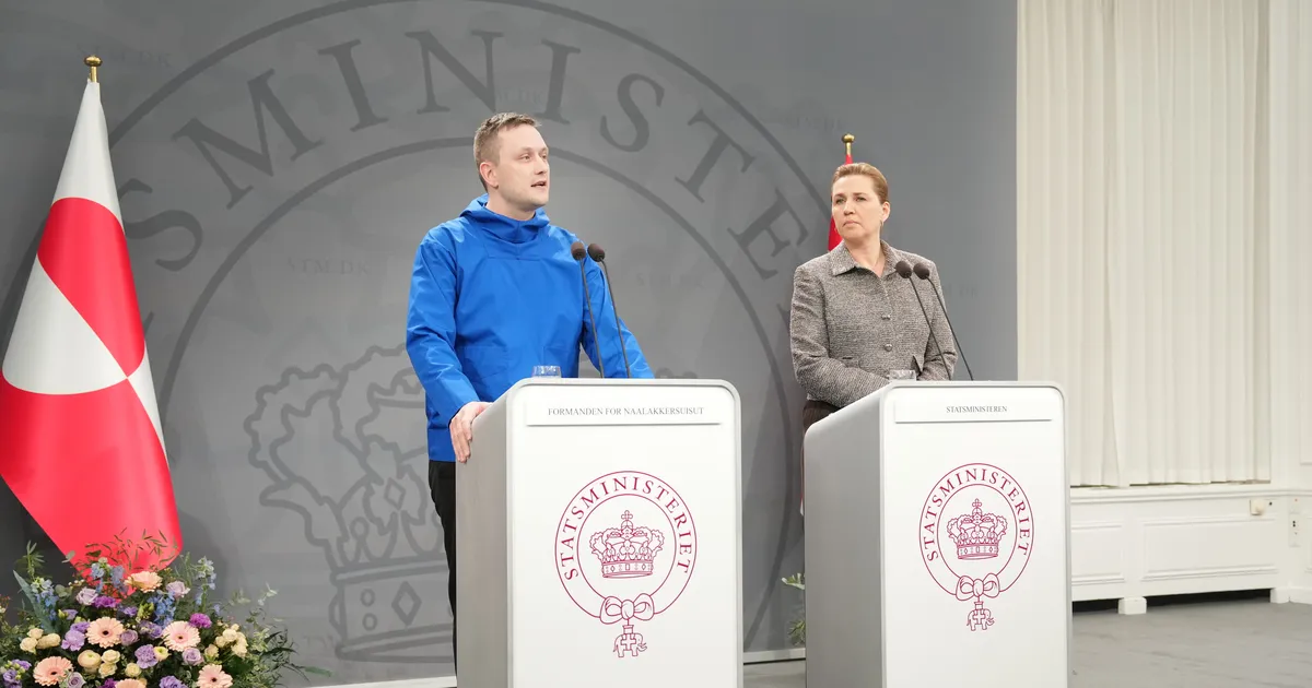 Gröönimaa peaminister enne kõnelusi Valge Majaga: valime Taani, mitte USA