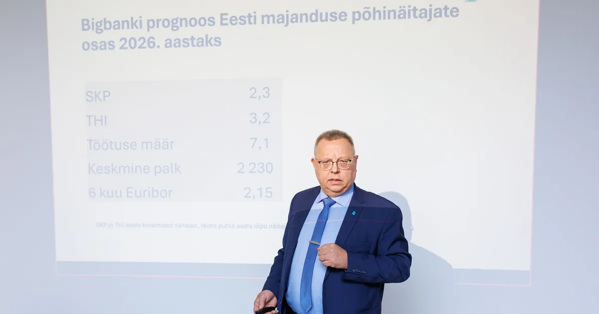Bigbank avaldas Eesti tänavuse aasta prognoosid