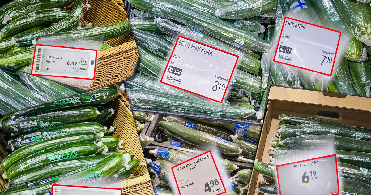 LUKSUSKAUP? ⟩ Eesti kurkide hind teeb inimesi nõutuks. Jaeketid ja kurgikasvataja selgitavad